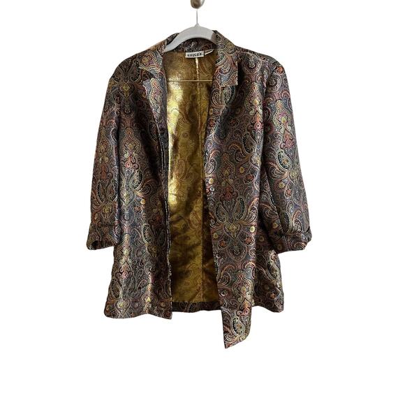 Chicos Vintage Brocade Blazer - Picture 4 of 6